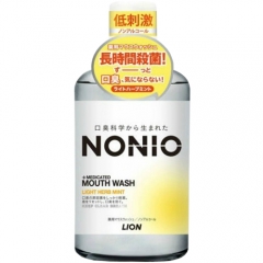 Lion Nonio Профилактический зубной ополаскиватель (без спирта, легкий аромат трав и мяты) 80мл