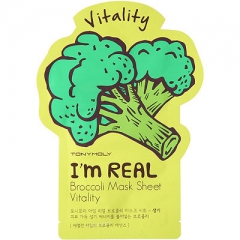 Tony Moly I’m Real Broccoli Mask Sheet Vitality Тканевая маска с экстрактом брокколи 21мл