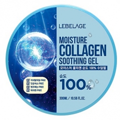 Lebelage Moisture Collagen 100% Soothing Gel Увлажняющий гель с коллагеном 300мл