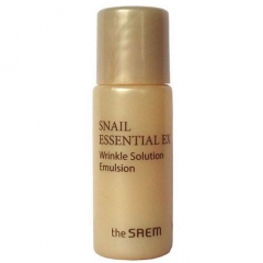 The Saem Snail Essential EX Wrinkle Solution Emulsion Улиточная эмульсия-лифтинг (миниатюра) 5мл