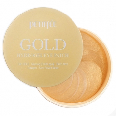 Гидрогелевые патчи для глаз с золотом Petitfee Gold Hydrogel Eye Patch 60шт
