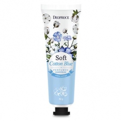 Deoproce Soft Cotton Blue Perfumed Hand Cream Крем для рук парфюмированный с хлопком 50г