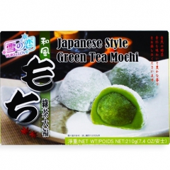 Daifuku Yuki & Love Green Tea Mochi Рисовые пирожные моти с чаем матча 210г