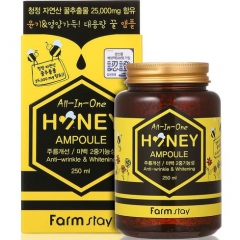 Farmstay All In One Honey Ampoule Многофункциональная ампульная сыворотка с медом 250мл
