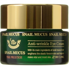 3W Clinic Snail Mucus Age Repair Eye Cream Антивозрастной улиточный крем для кожи вокруг глаз 30мл