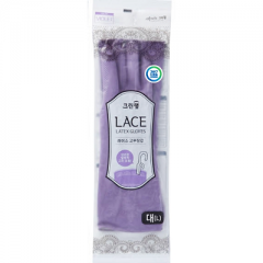 Clean Wrap Lace Latex Gloves Латексные перчатки с внутренним покрытием (с крючками для сушки) 1пара