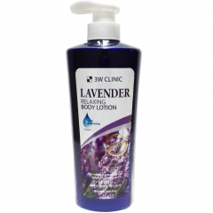 3W Clinic Lavender Relaxing Body Lotion Лосьон для тела с лавандой 550мл