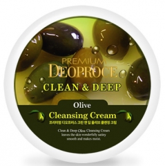 Deoproce Premium Clean & Deep Olive Cleansing Cream Крем для лица очищающий с экстрактом оливы 300г