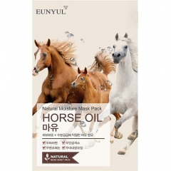 Eunyul Natural Moisture Mask Pack Horse Oil Тканевая маска с лошадиным маслом 22мл