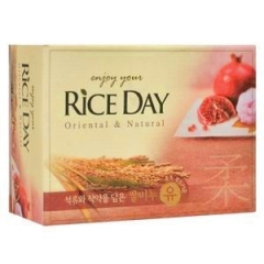 CJ Lion Rice Day Мыло с экстрактом граната и пиона 100г