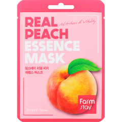 Farmstay Real Peach Essence Mask Тканевая маска для лица с экстрактом персика 23мл
