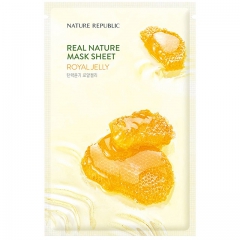 Nature Republic Real Nature Royal Jelly Mask Sheet Тканевая маска с маточным молочком 23г