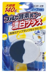 ST Blue Enzyme Power Отбеливающая таблетка для унитаза с ферментами с ароматом свежести 140г