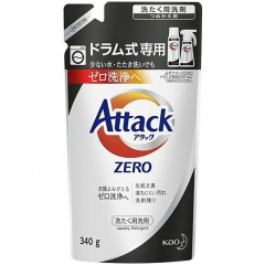 KAO Attack Zero Концентрированное жидкое средство для стирки современных тканей (рефил) 340г