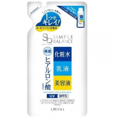 Utena Simple Balance Лосьон-молочко с тремя видами гиалуроновой кислоты (рефил) 220мл