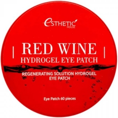 Esthetic House Red Wine Hydrogel Eye Patch Гидрогелевые патчи с экстрактом красного вина 60шт