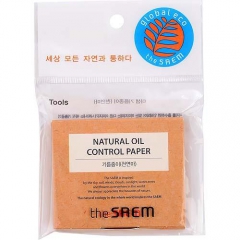 The Saem Natural Oil Control Paper Матирующие салфетки 50шт