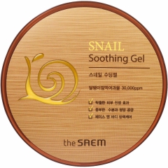 The Saem Snail Soothing Gel Увлажняющий гель с экстрактом алоэ и улиточной слизью (50%) 300мл