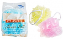 Sungbo Flower Ball Rose Shower Ball Мочалка для душа (средней жесткости) 1шт