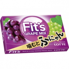 Lotte Fits Жевательная резинка со вкусом винограда 24.6г