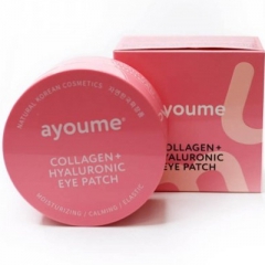 Ayoume Collagen + Hyaluronic Eye Patch Гидрогелевые патчи с коллагеном и гиалуроновой кислотой 60шт