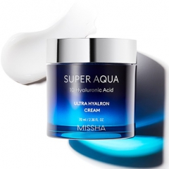 Missha Super Aqua Ultra Hyalron Cream Увлажняющий гиалуроновый крем 70мл