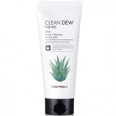 Tony Moly Clean Dew Aloe Foam Cleanser Пенка для умывания с экстрактом алоэ 180мл