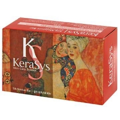 Kerasys Silk Moisture Soap Мыло с экстрактами альпийских трав и миндальным маслом (Персик) 100г