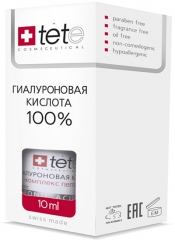 TeTе Cosmeceutical Hyaluronic acid 100% Гиалуроновая кислота 100% 10мл