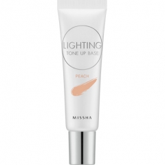Missha Lighting Tone Up Base Peach Основа под макияж, выравнивающая цвет лица SPF30 PA++ 20мл